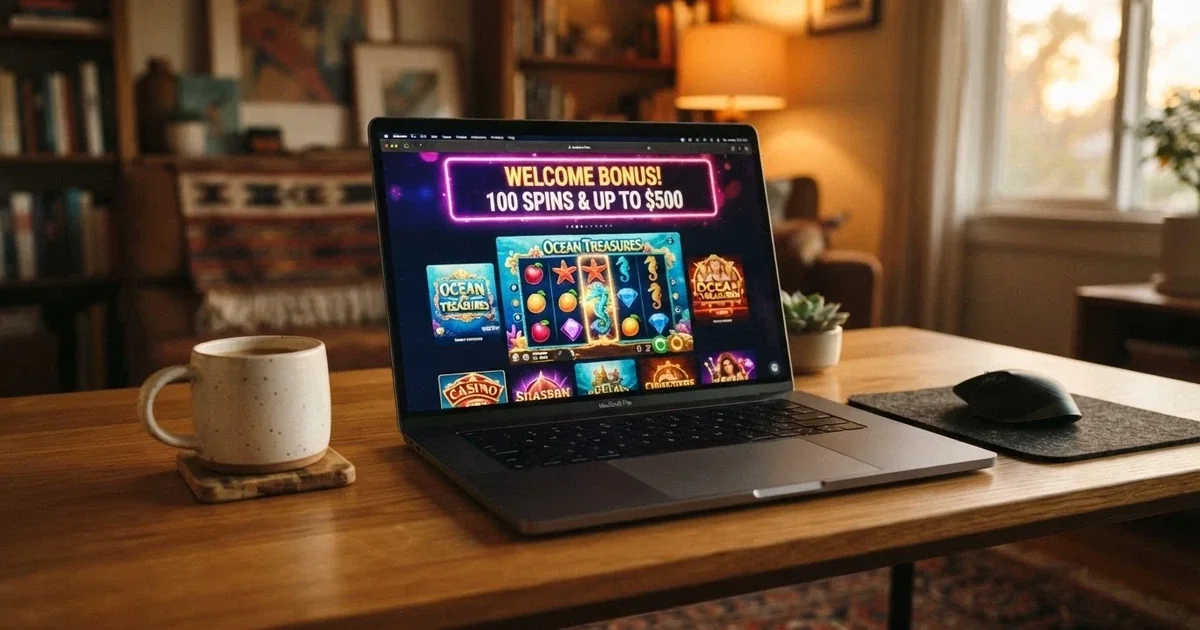 L'interfaccia di un casinò online con il banner promozionale «50 giri gratis senza deposito» in evidenza