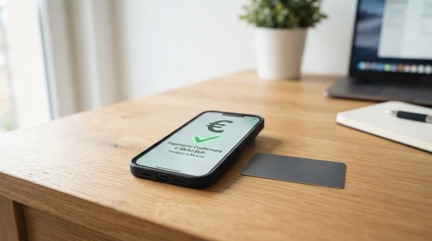 Le icone dei metodi di pagamento accettati nei casinò ADM (PayPal, Google Pay, Postepay, bonifico) con i tempi di accredito e prelievo